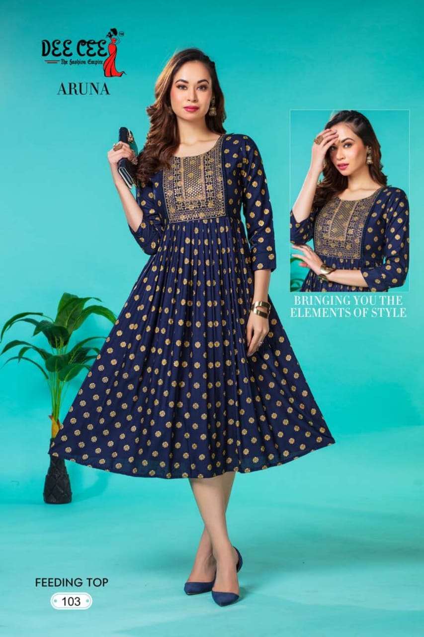 DEECEE ARUNA Kurti Wholesale catalog