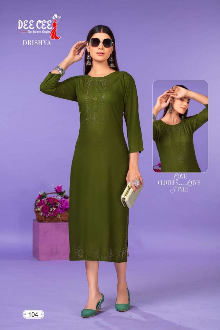 DEECEE DRISHYA Kurti Wholesale catalog
