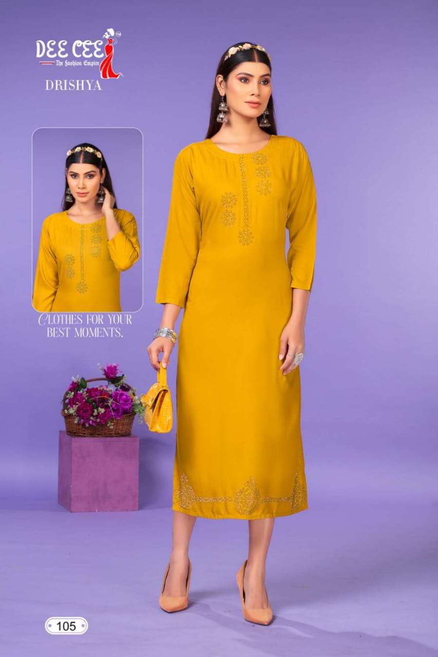 DEECEE DRISHYA Kurti Wholesale catalog