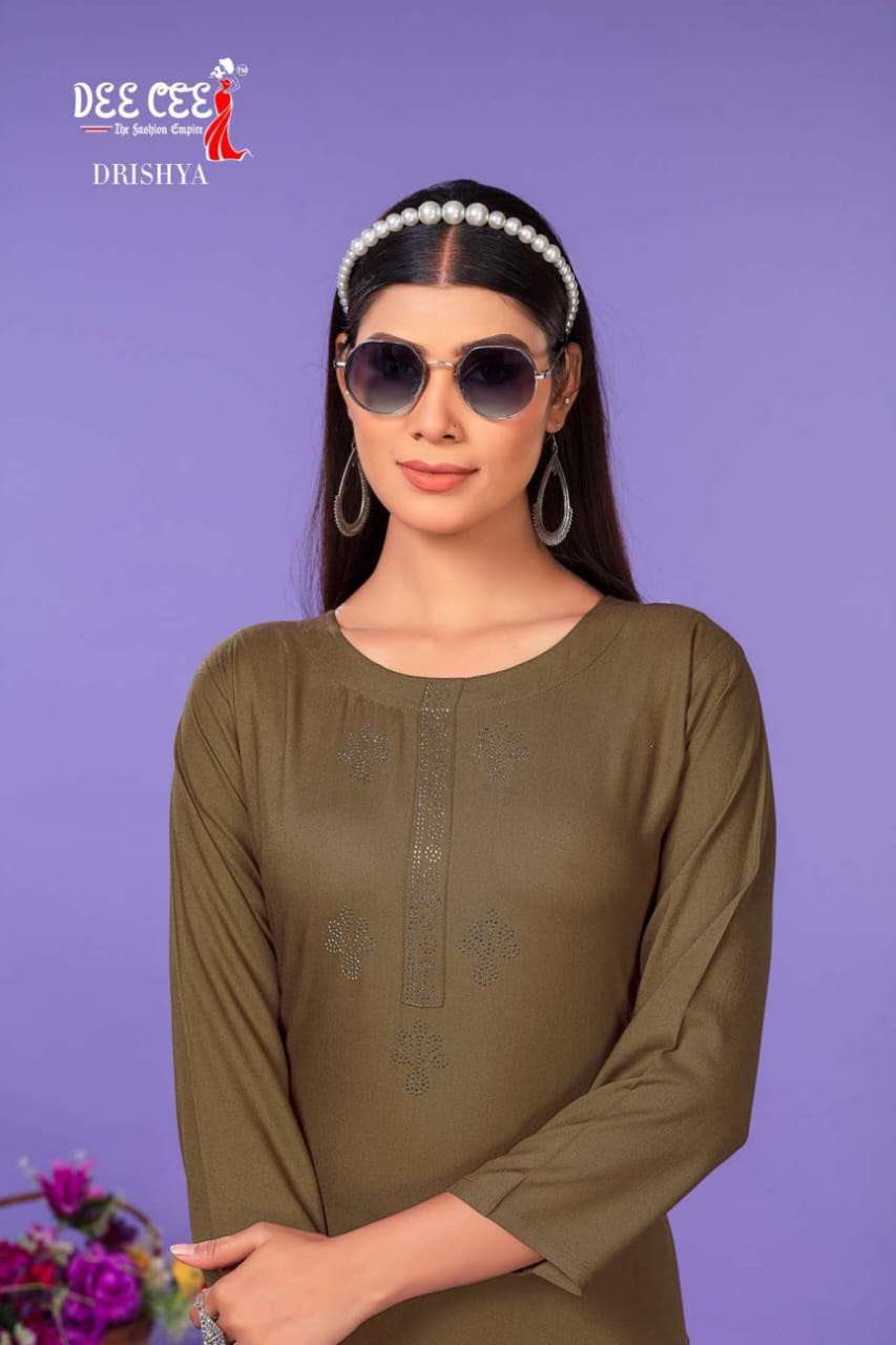 DEECEE DRISHYA Kurti Wholesale catalog
