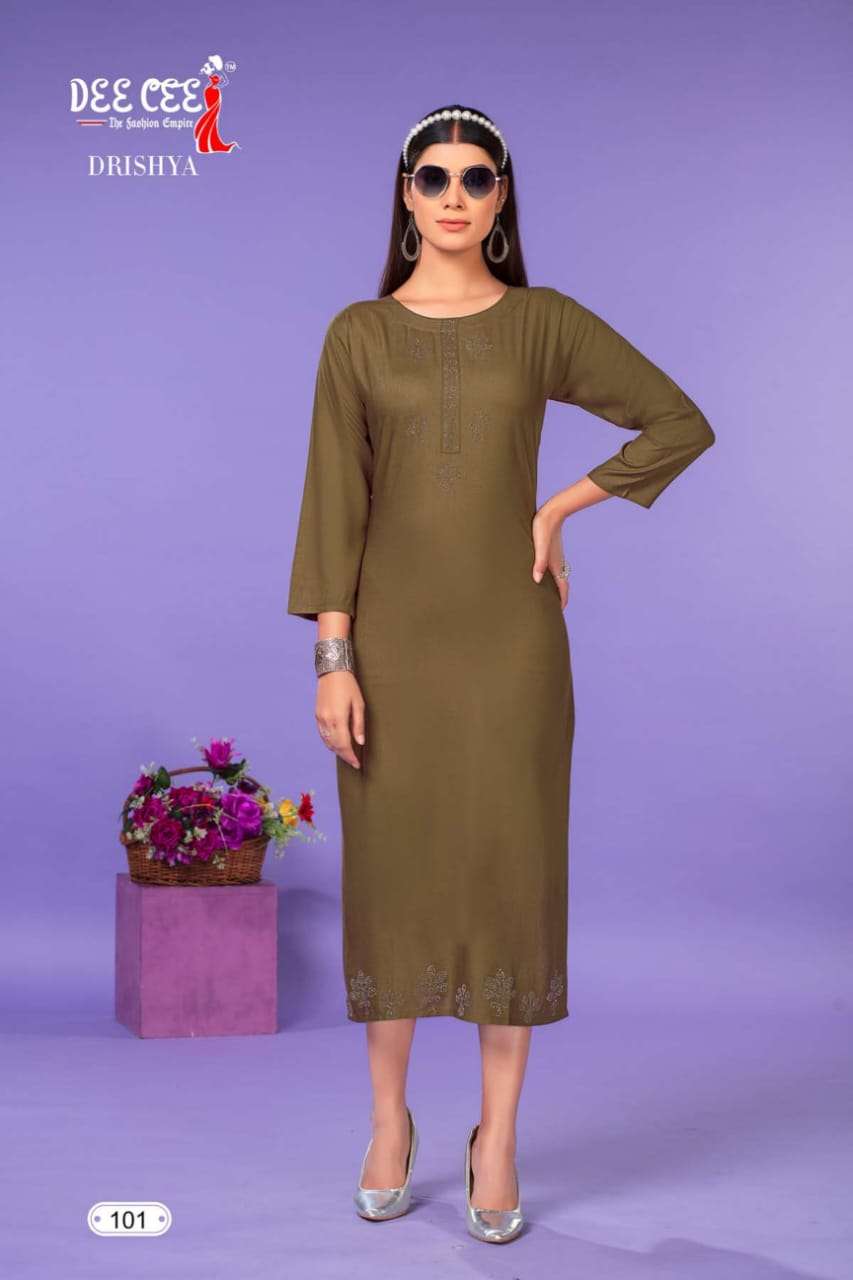 DEECEE DRISHYA Kurti Wholesale catalog