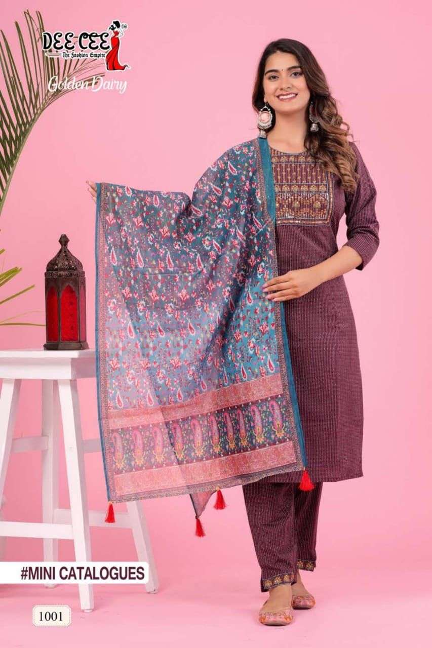 DeeCee Golden Dairy Kurti Wholesale catalog