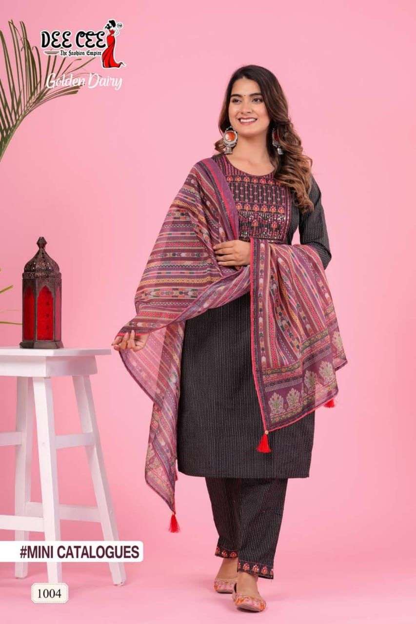 DeeCee Golden Dairy Kurti Wholesale catalog