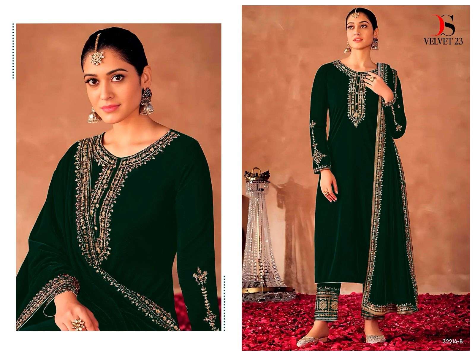 Deepsy 32214 Abc Embroidered Salwar Kameez Wholesale catalog