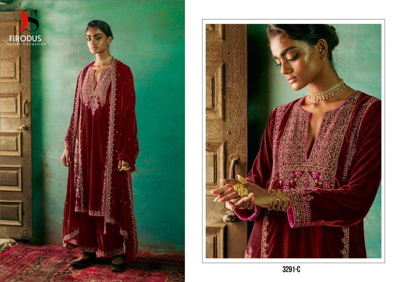 Deepsy Firodus 3291 A To C Pakistani suits Wholesale catalog