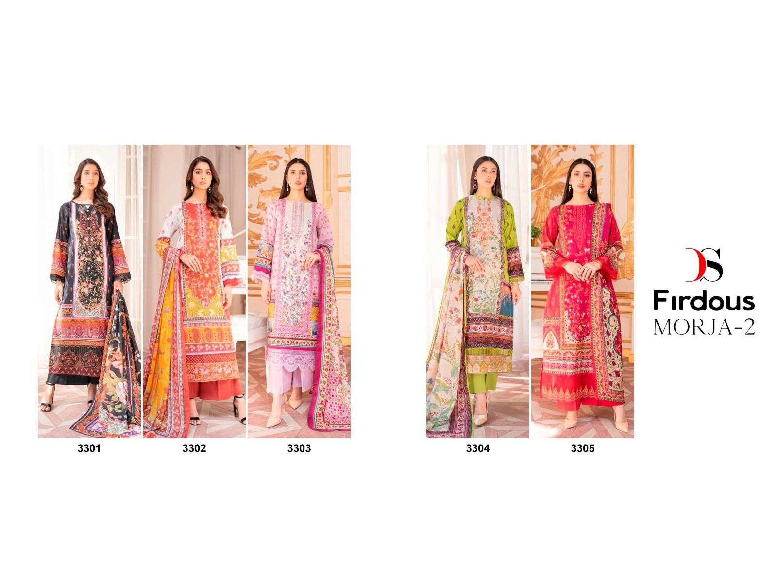 DEEPSY Firodus Morja-2 Cotton mal Salwar Kameez Wholesale catalog