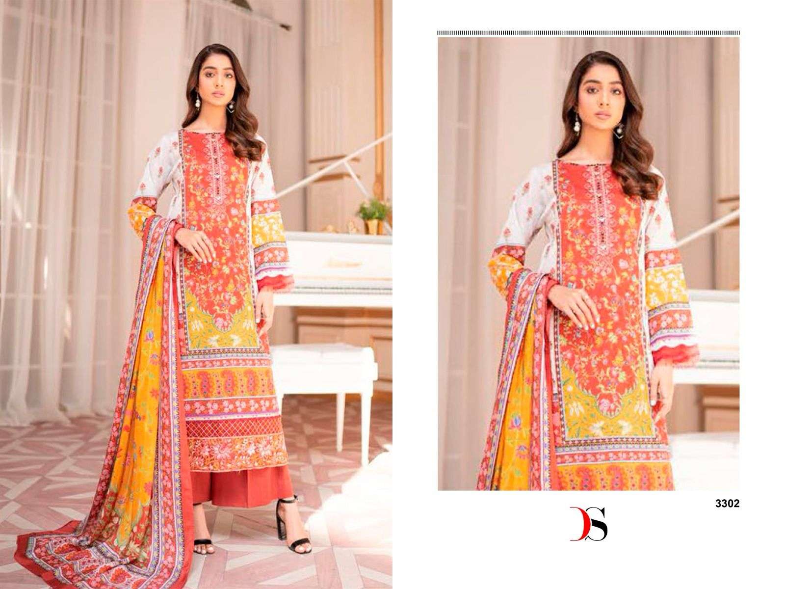 DEEPSY Firodus Morja-2 Cotton mal Salwar Kameez Wholesale catalog