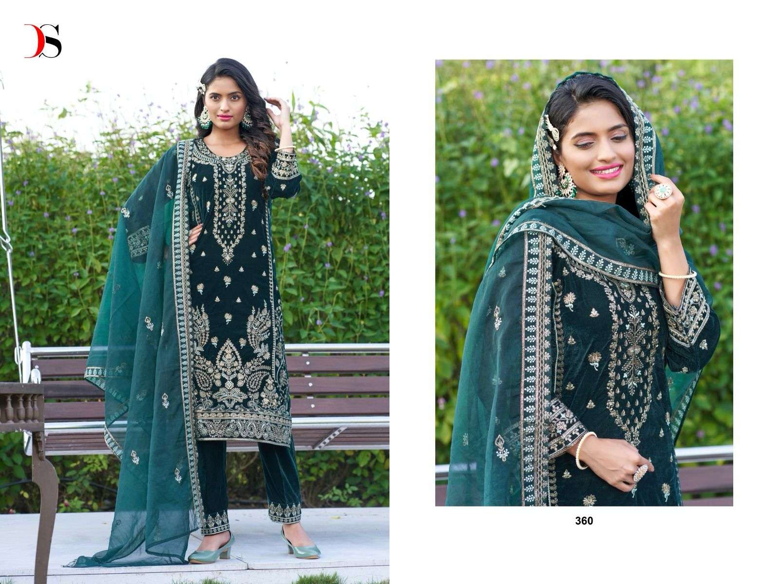 Deepsy Velvet 23-4 Velvet Pakistani Salwar Kameez Wholesale catalog