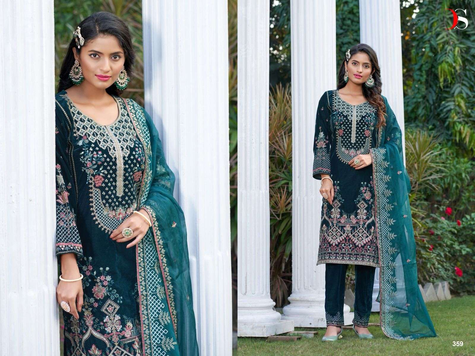 Deepsy Velvet 23-4 Velvet Pakistani Salwar Kameez Wholesale catalog