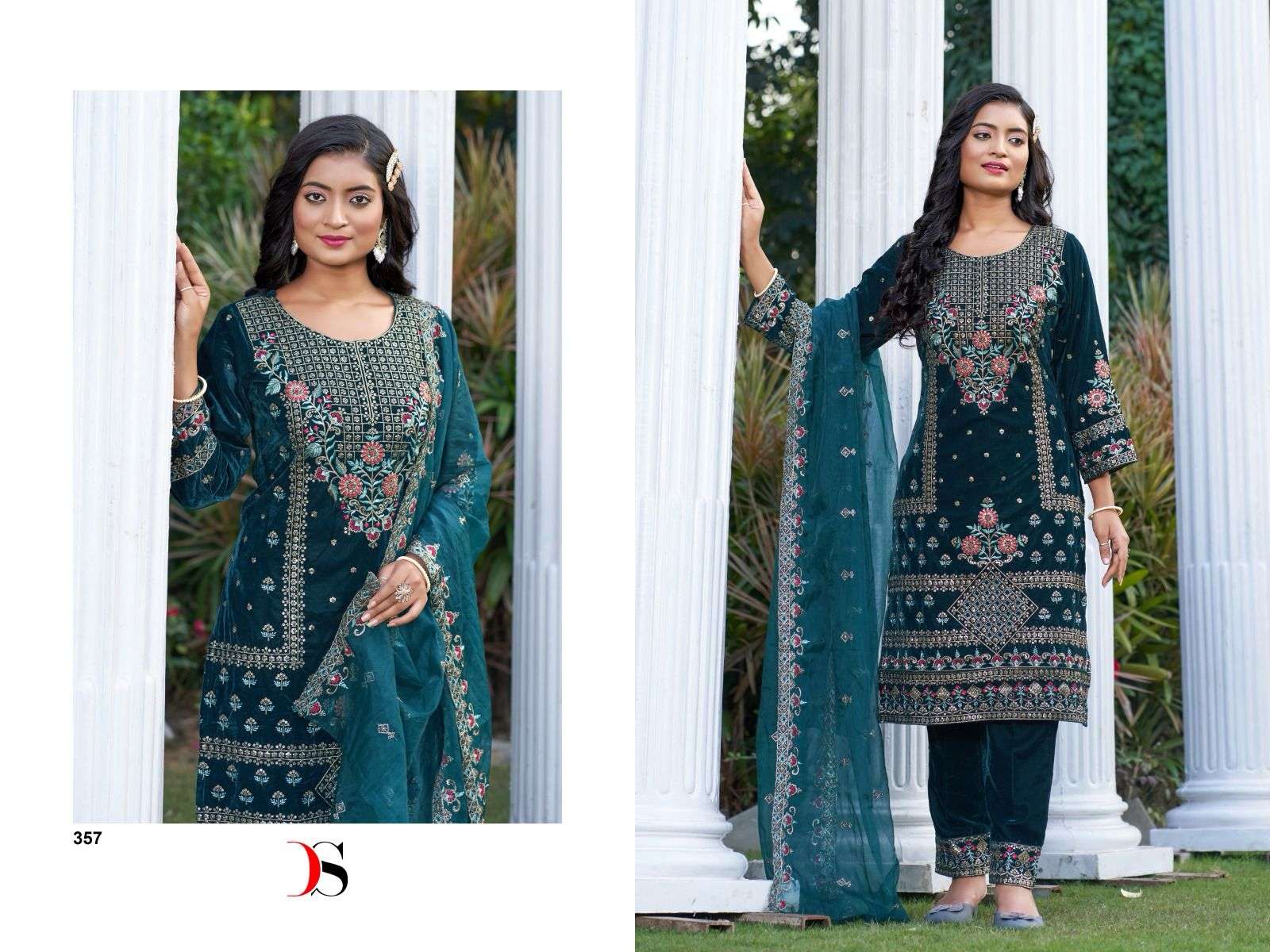 Deepsy Velvet 23-4 Velvet Pakistani Salwar Kameez Wholesale catalog