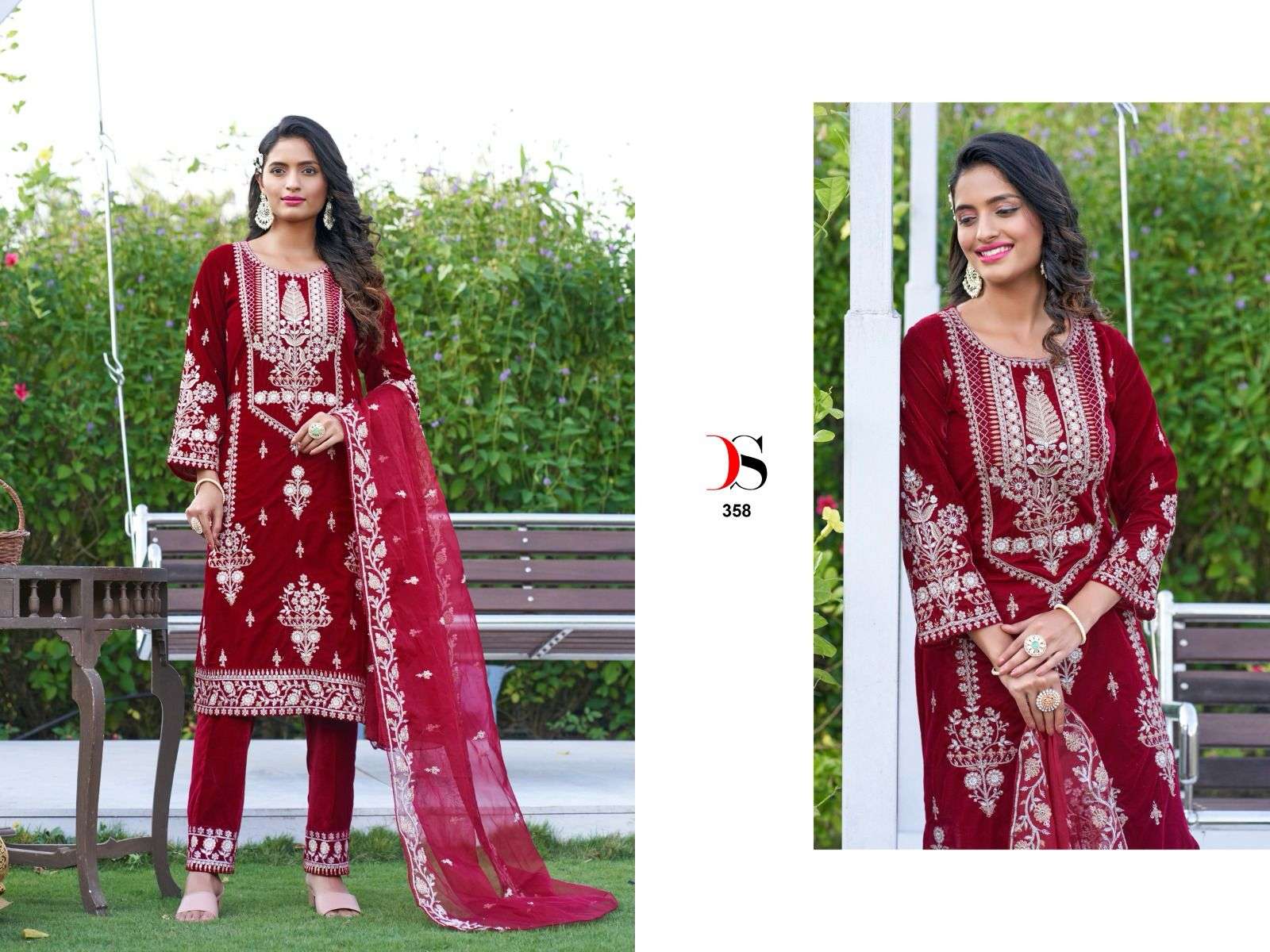 Deepsy Velvet 23-4 Velvet Pakistani Salwar Kameez Wholesale catalog