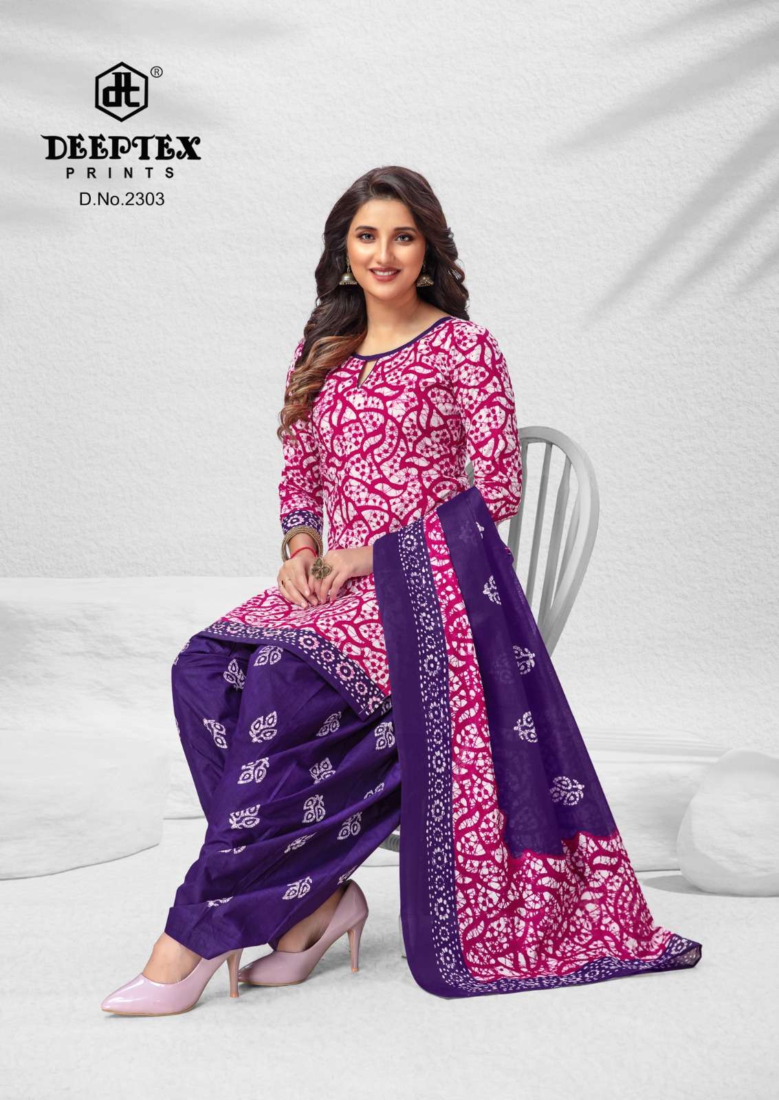 Deeptex Batik Plus Vol 23 Cotton Dress Material Wholesale catalog