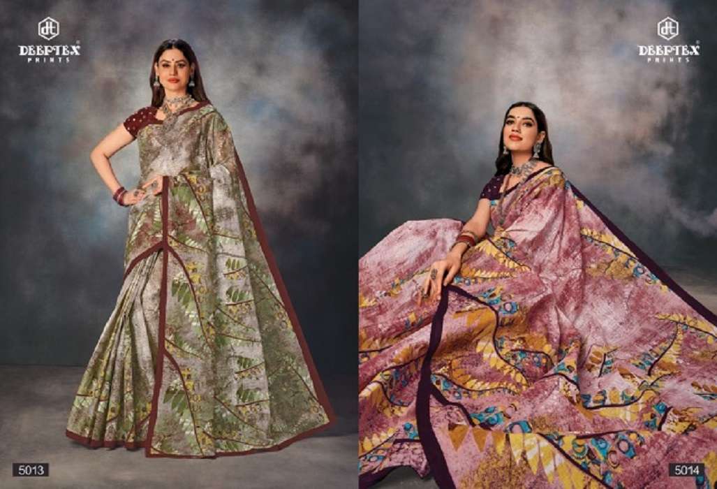 Deeptex Mother India Vol-50 – Cotton Saree -Wholesale Catalog