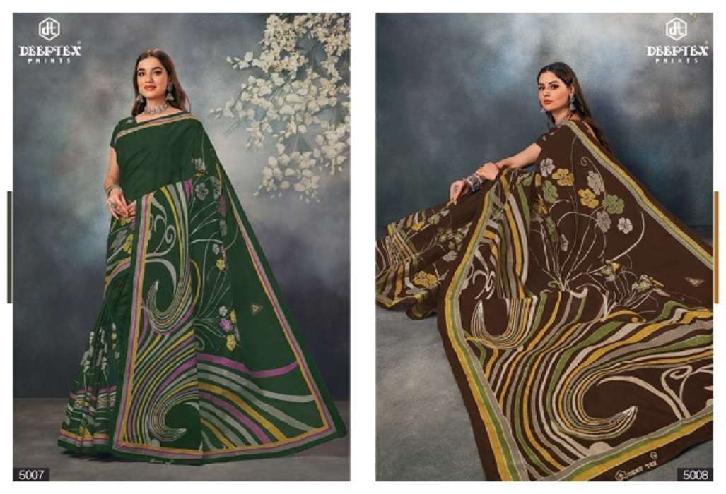 Deeptex Mother India Vol-50 – Cotton Saree -Wholesale Catalog