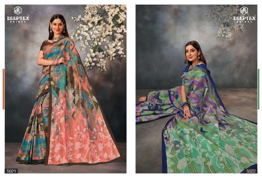 Deeptex Mother India Vol-50 – Cotton Saree -Wholesale Catalog