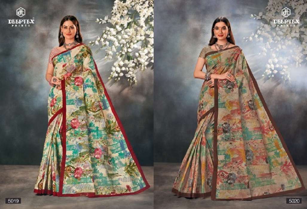 Deeptex Mother India Vol-50 – Cotton Saree -Wholesale Catalog