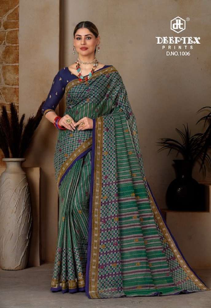 Deeptex Prime Vol-10 -Cotton Saree -Wholesale Catalog