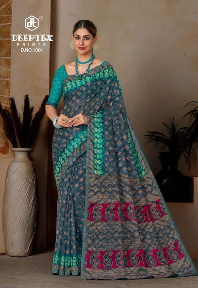 Deeptex Prime Vol-10 -Cotton Saree -Wholesale Catalog