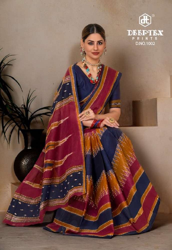 Deeptex Prime Vol-10 -Cotton Saree -Wholesale Catalog