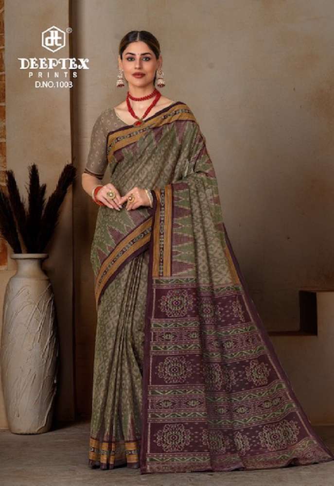 Deeptex Prime Vol-10 -Cotton Saree -Wholesale Catalog