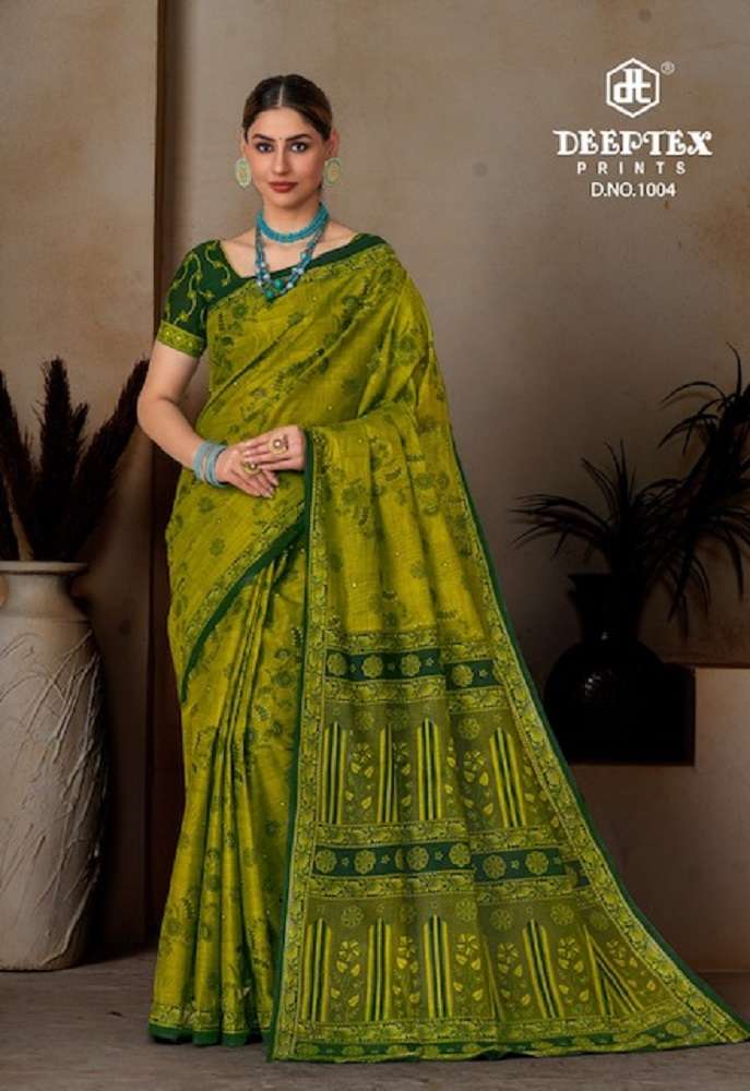 Deeptex Prime Vol-10 -Cotton Saree -Wholesale Catalog