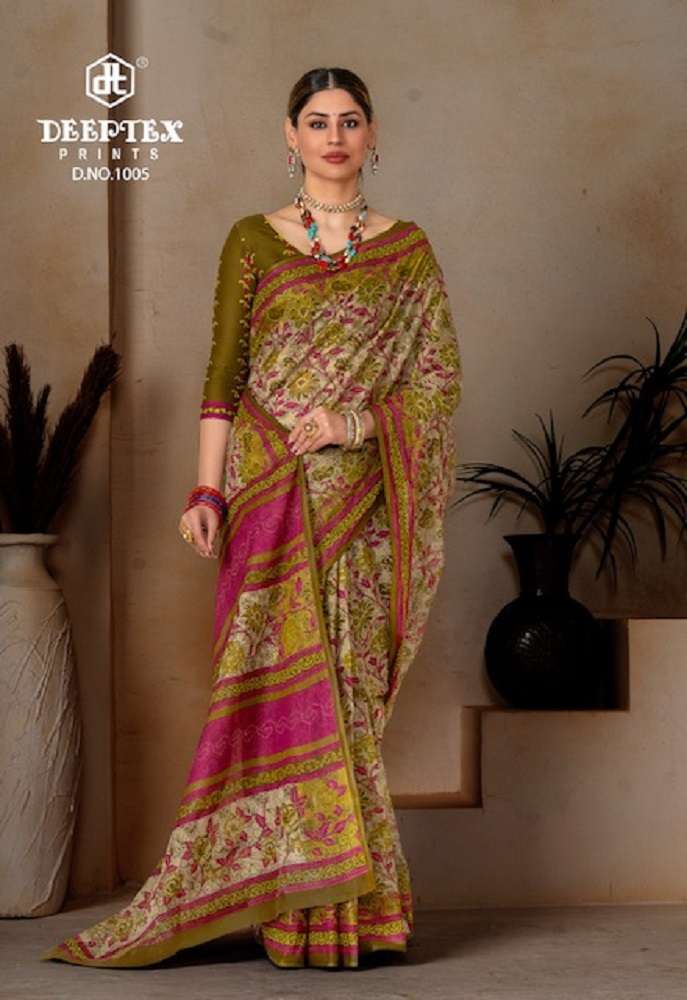 Deeptex Prime Vol-10 -Cotton Saree -Wholesale Catalog