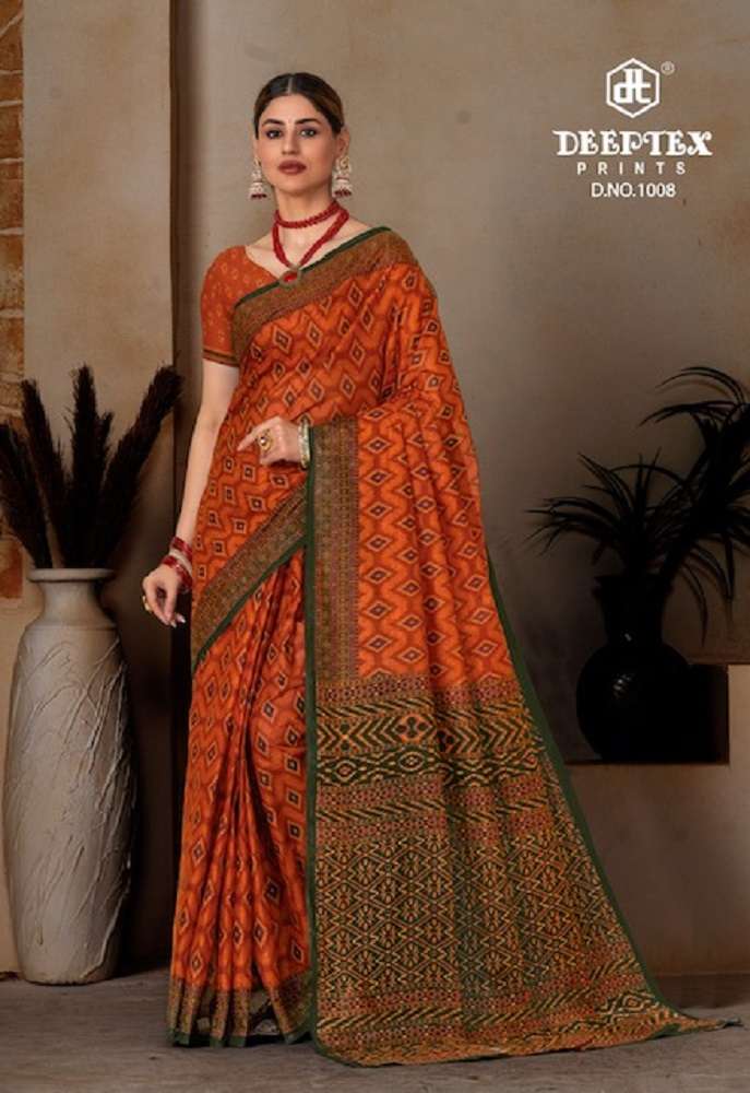 Deeptex Prime Vol-10 -Cotton Saree -Wholesale Catalog
