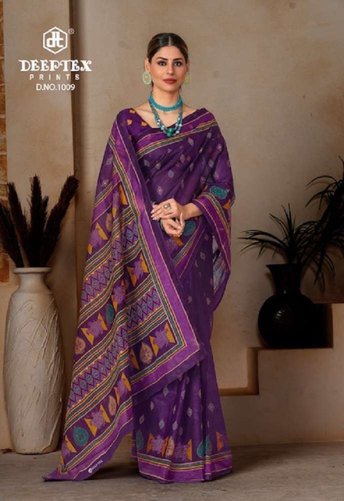 Deeptex Prime Vol-10 -Cotton Saree -Wholesale Catalog