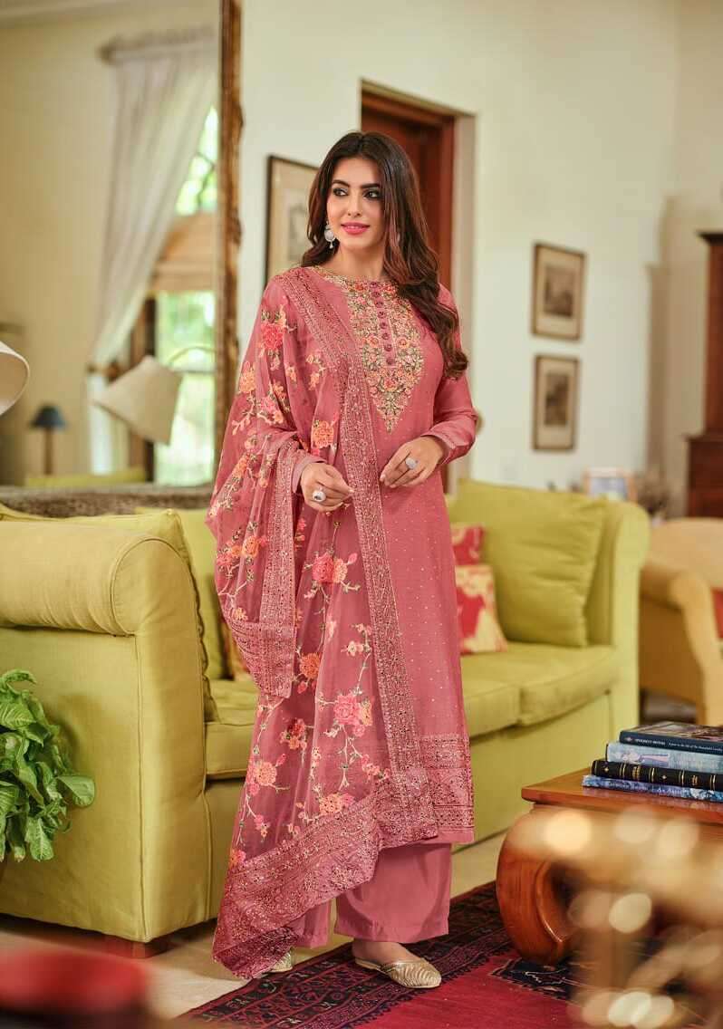 Eba Nyra Vol 3 Silk Embroidery Salwar Kameez Wholesale catalog