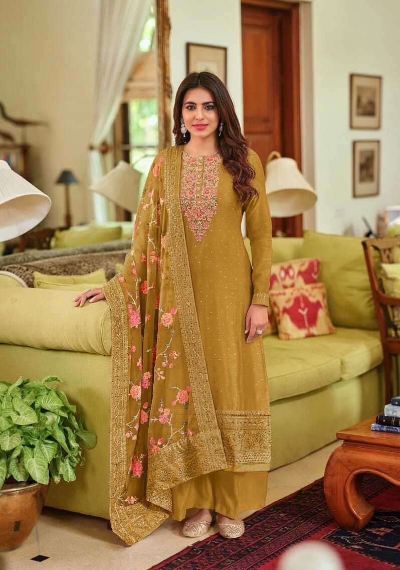 Eba Nyra Vol 3 Silk Embroidery Salwar Kameez Wholesale catalog