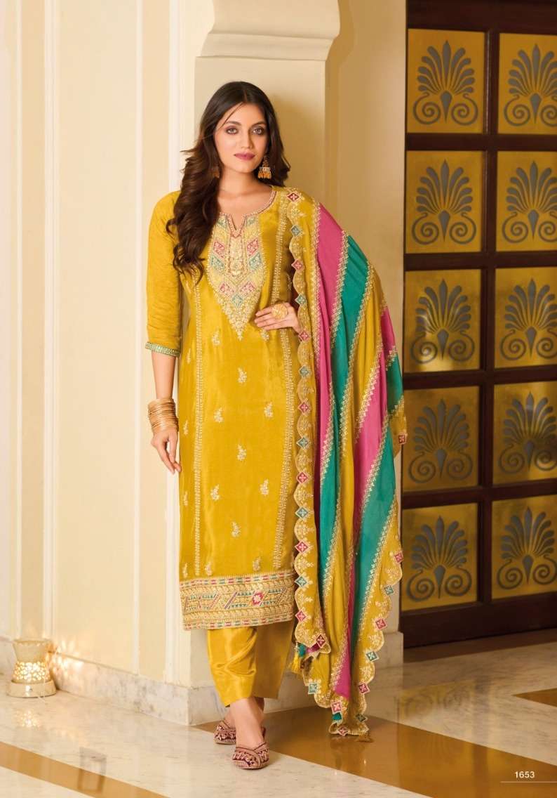 Eba Yasmin Premium Silk Embroidered Salwar Suit Wholesale catalog
