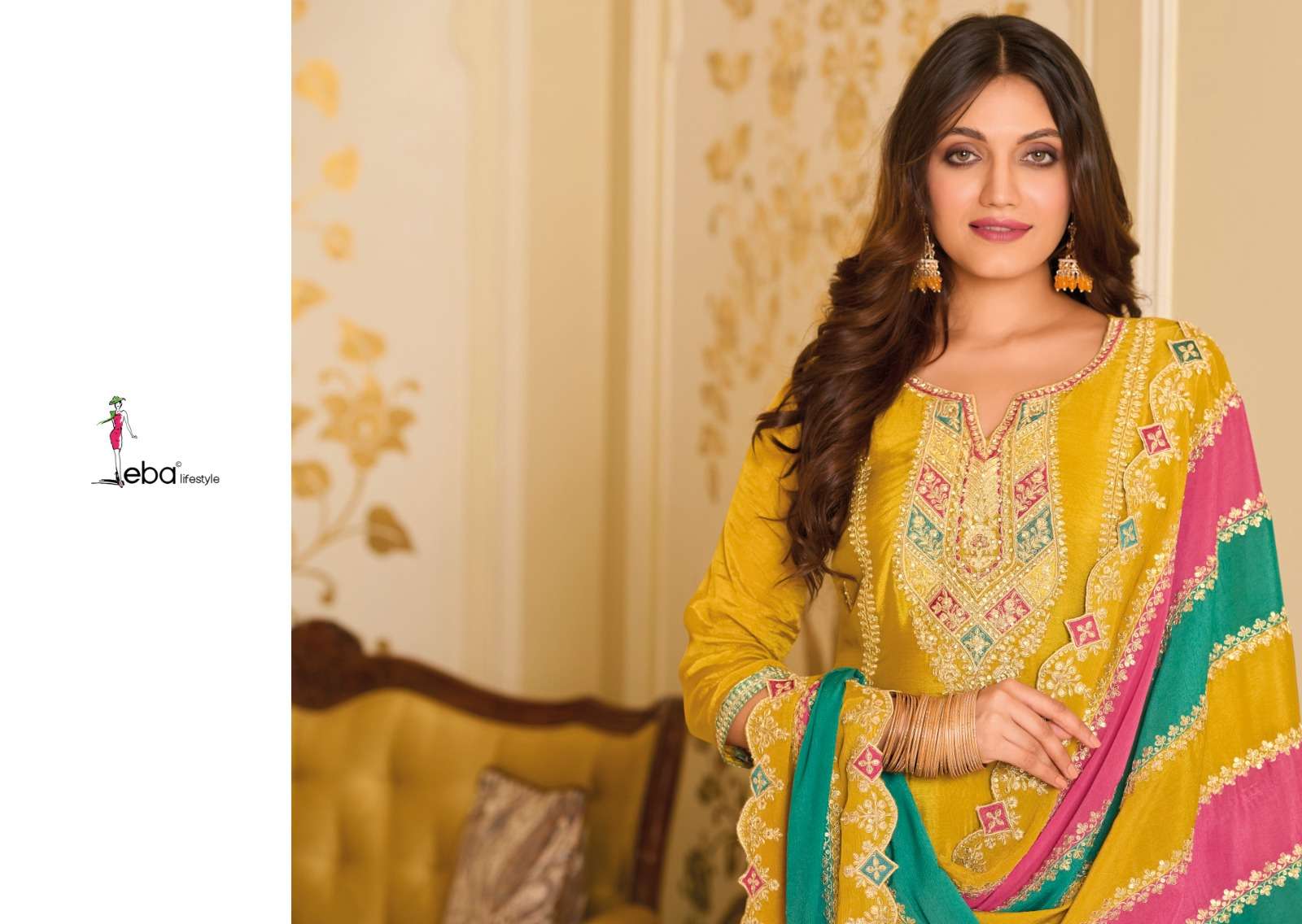 Eba Yasmin Premium Silk Embroidered Salwar Suit Wholesale catalog