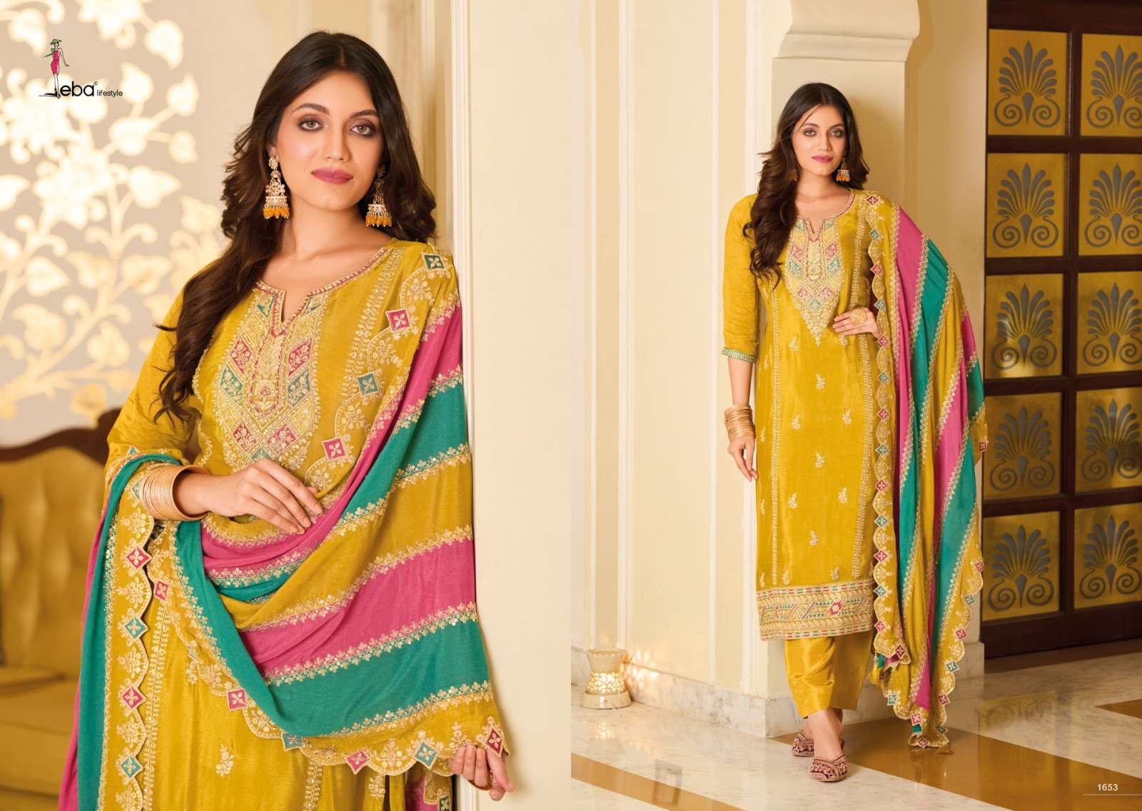 Eba Yasmin Premium Silk Embroidered Salwar Suit Wholesale catalog