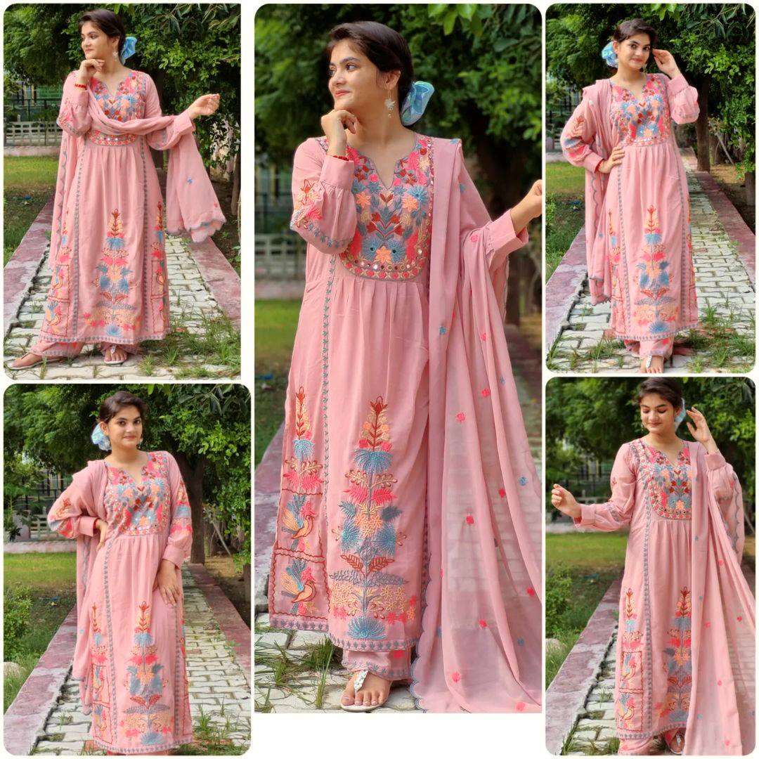 Fab 3067 Faux Georgette Kurti Wholesale catalog