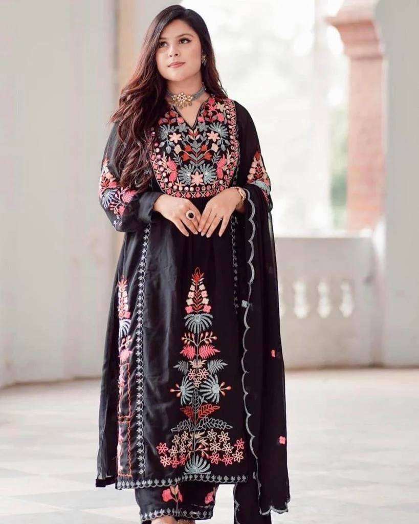 Fab 3067 Faux Georgette Kurti Wholesale catalog