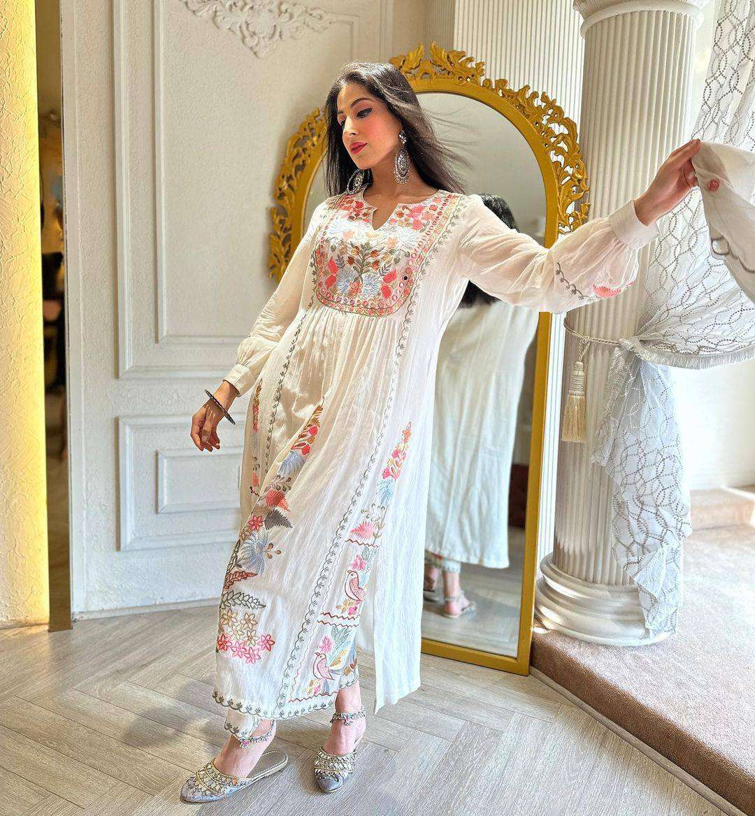 Fab 3067 Faux Georgette Kurti Wholesale catalog