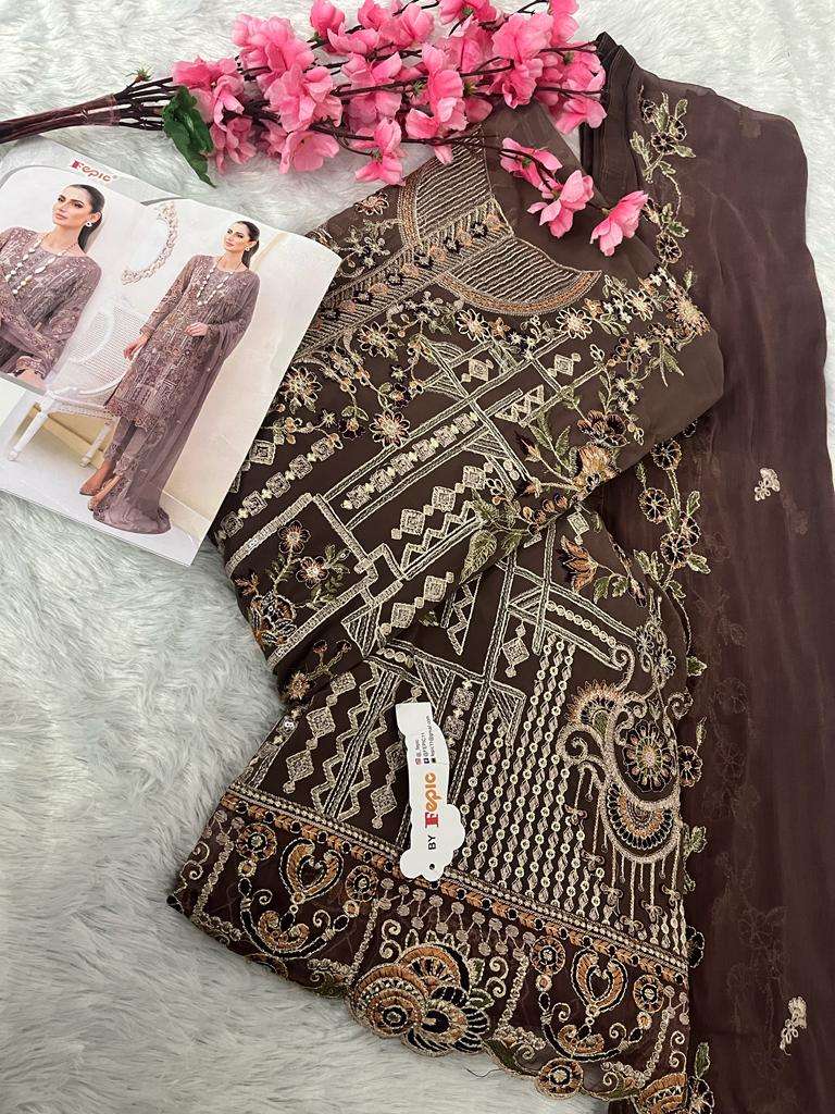 Fepic Rosemeen C 1636 Embroidered Pakistani Suit Wholesale catalog