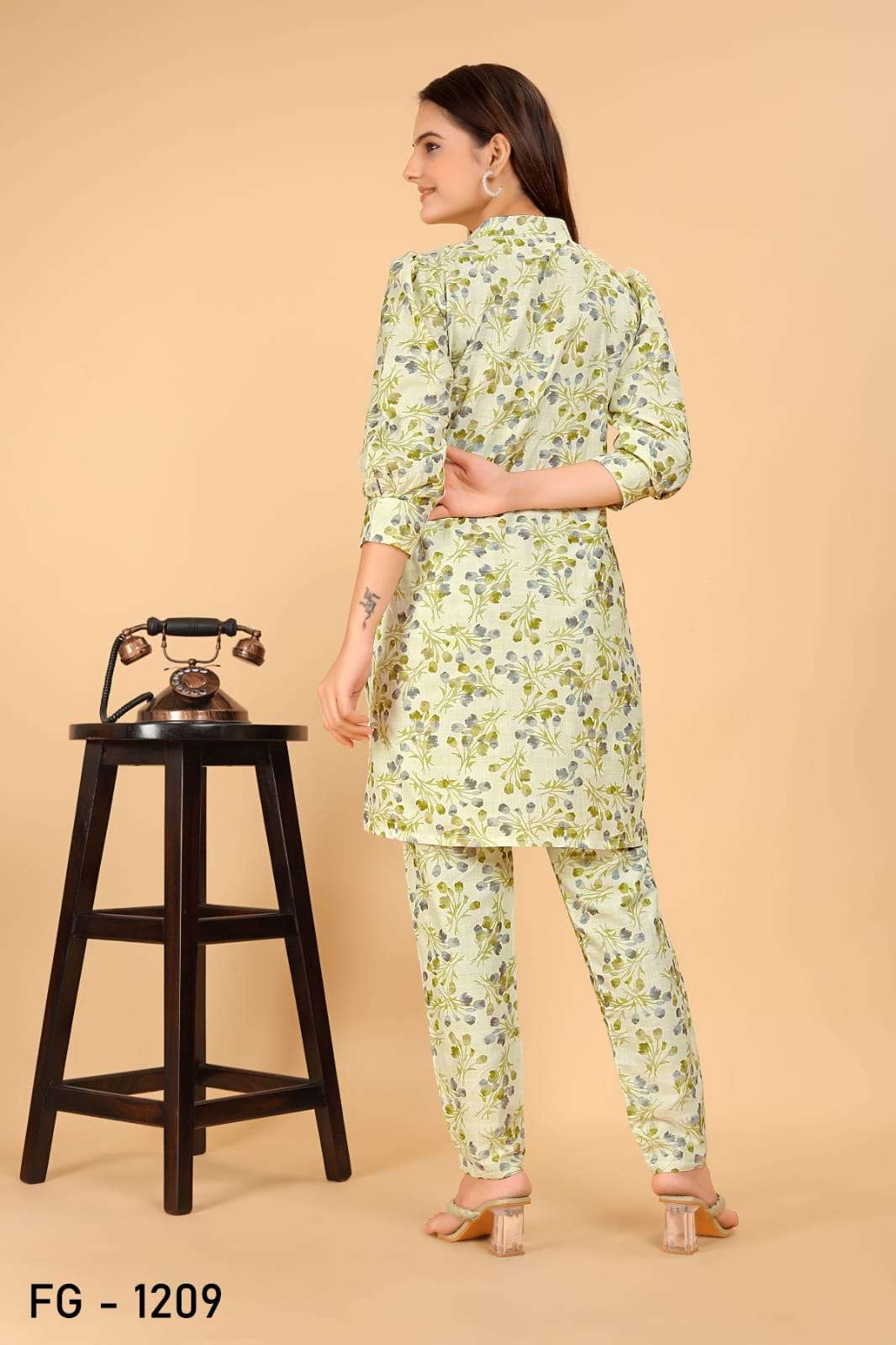 Fg Co Ord Set Pure Cotton Kurti Wholesale catalog