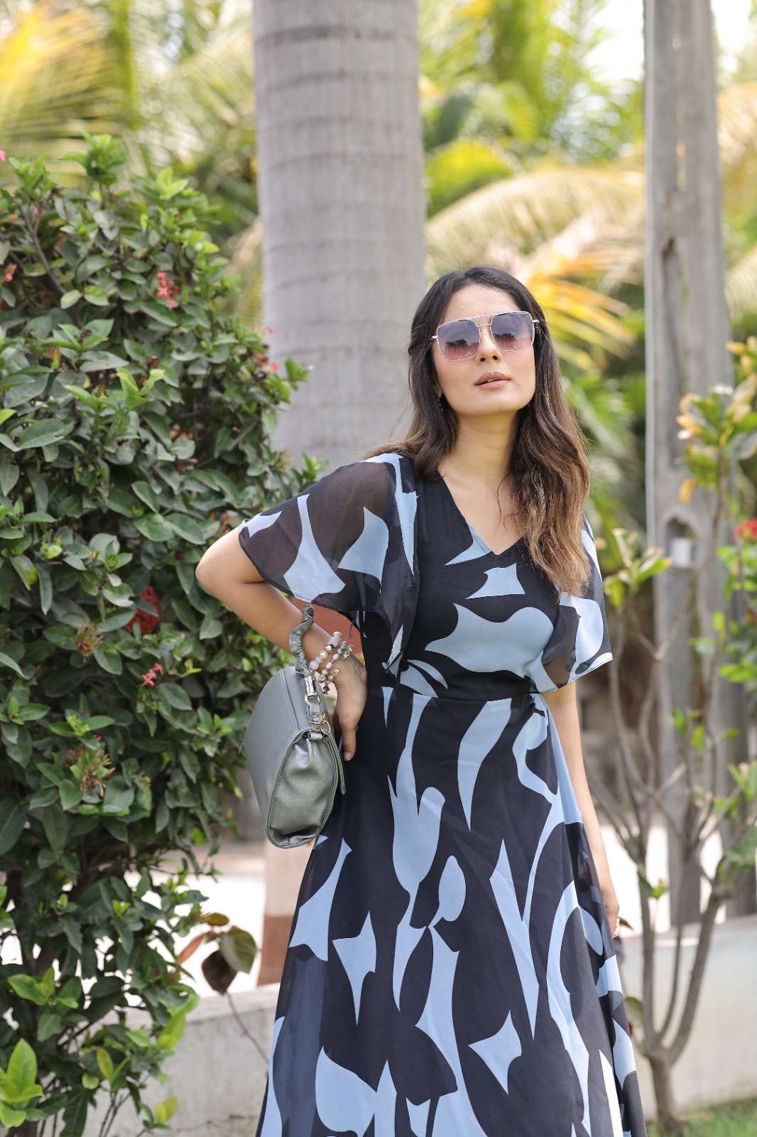 Floral Georgette Printed Maxi Kurti Wholesale catalog