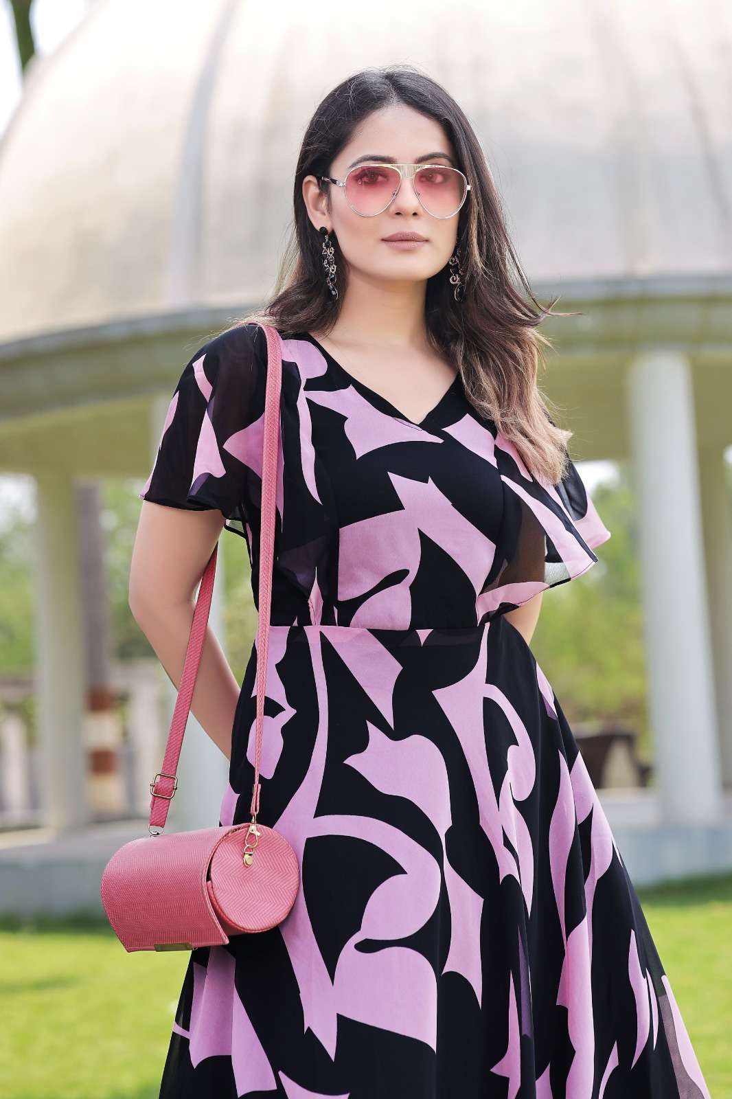 Floral Georgette Printed Maxi Kurti Wholesale catalog