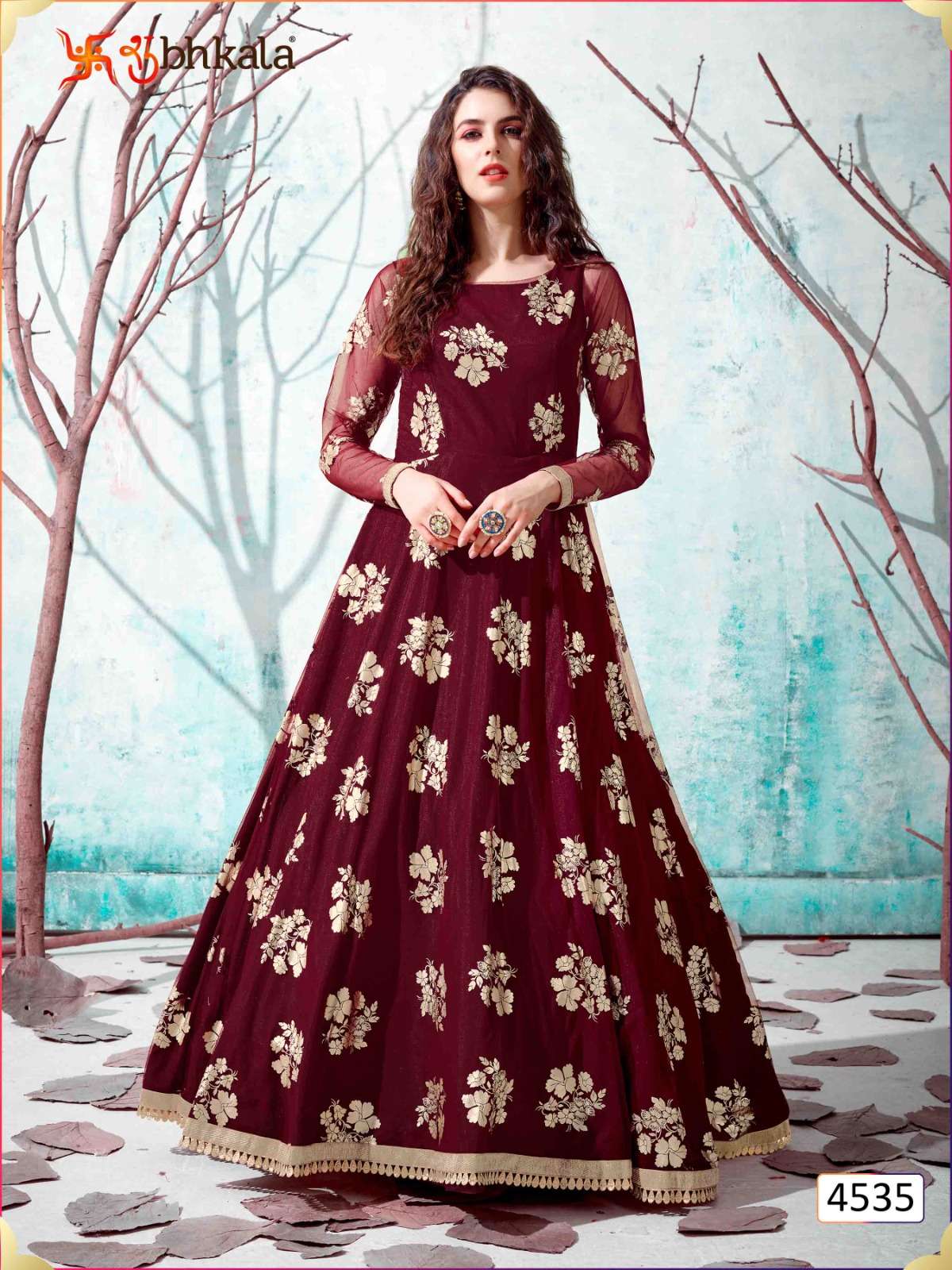 FLORY VOL. 13 DESIGNER EXCLUSIVE LONG ANARKALI GOWN Kurti Wholesale catalog