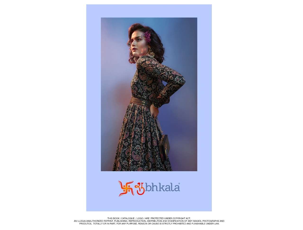 FLORY VOL. 19 Printed Long Anarkali Gown Kurti Wholesale catalog