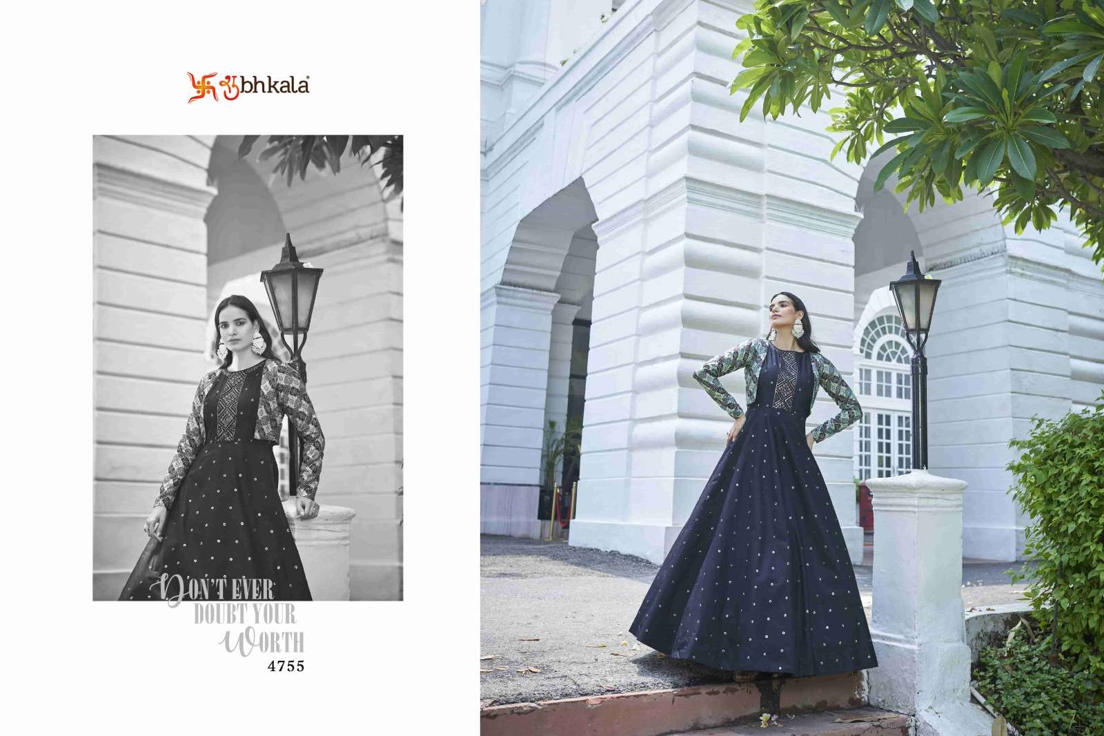 FLORY VOL. 21 Sequince Embroidered Work Anarkali Gown Kurti Wholesale catalog