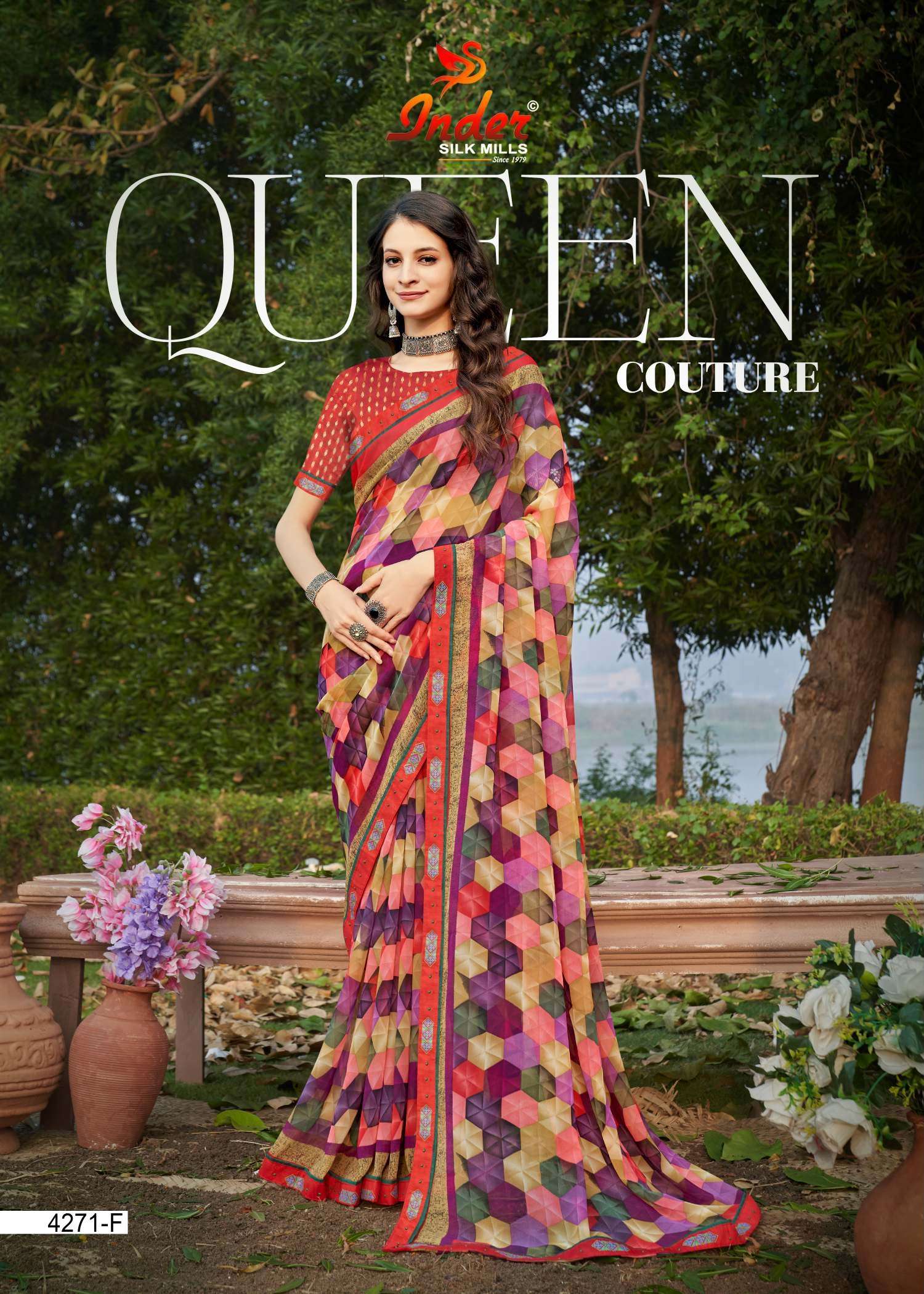 FREE STYLE INDER SILK MILLS Saree Wholesale catalog