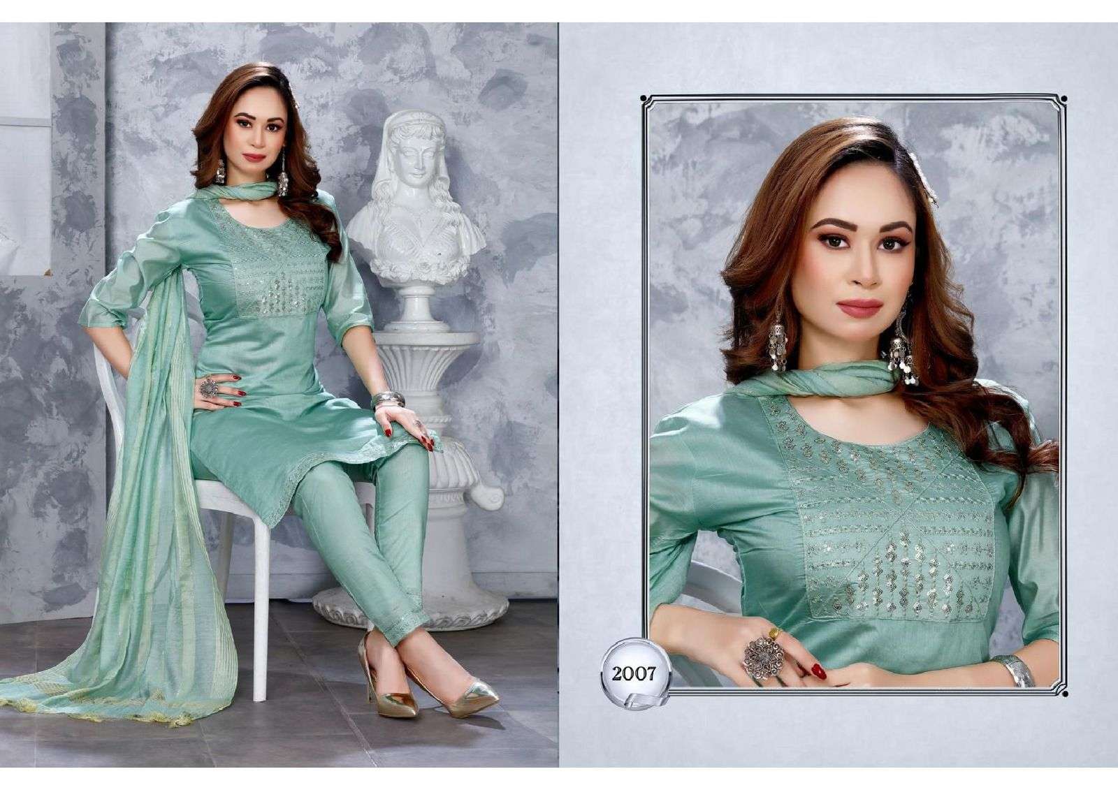 Ft Bachelor Vol 1 Kurti Top With Bottom Dupatta Wholesale catalog