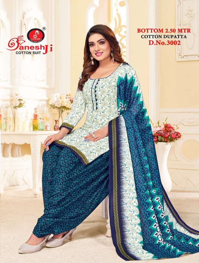 Ganeshji Panchi Patiyala Vol-3 – Dress Material - Wholesale Catalog