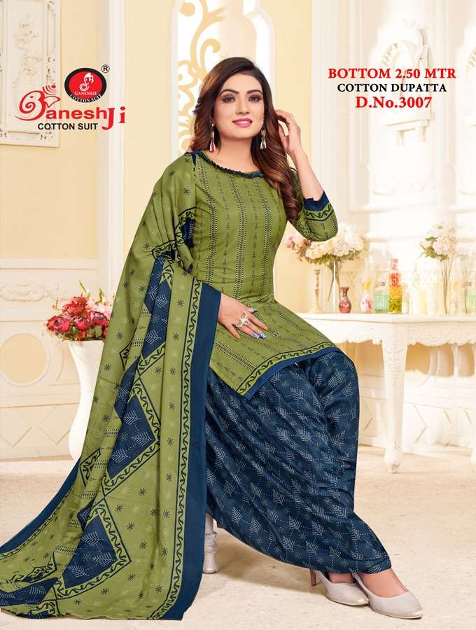 Ganeshji Panchi Patiyala Vol-3 – Dress Material - Wholesale Catalog