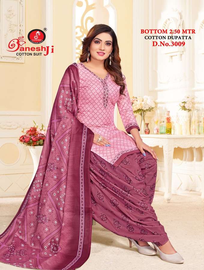 Ganeshji Panchi Patiyala Vol-3 – Dress Material - Wholesale Catalog