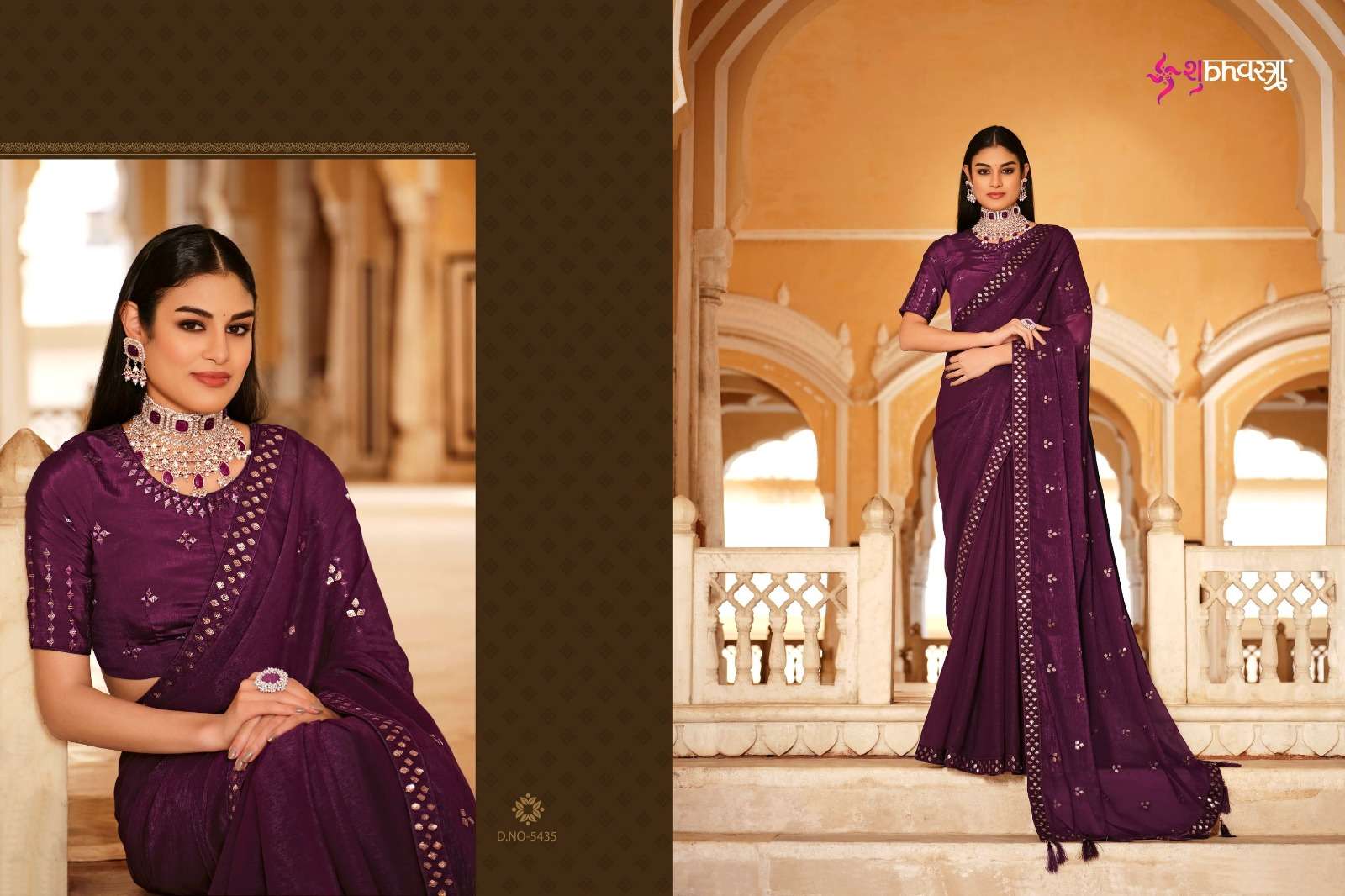 GATHA VOL. 1 Embroidered Saree Wholesale catalog