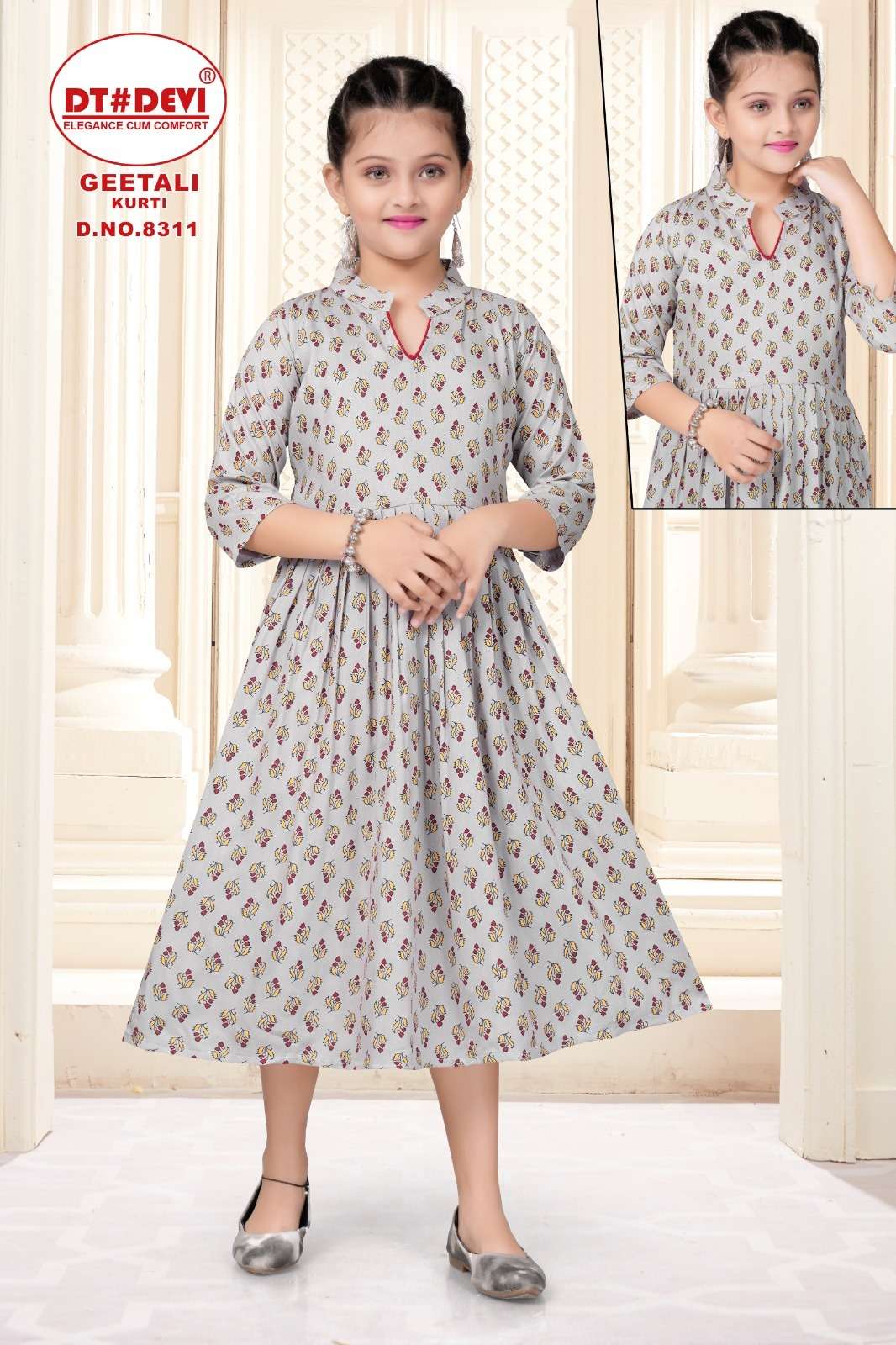 GEETALI REYON PRINT KURTI Wholesale catalog